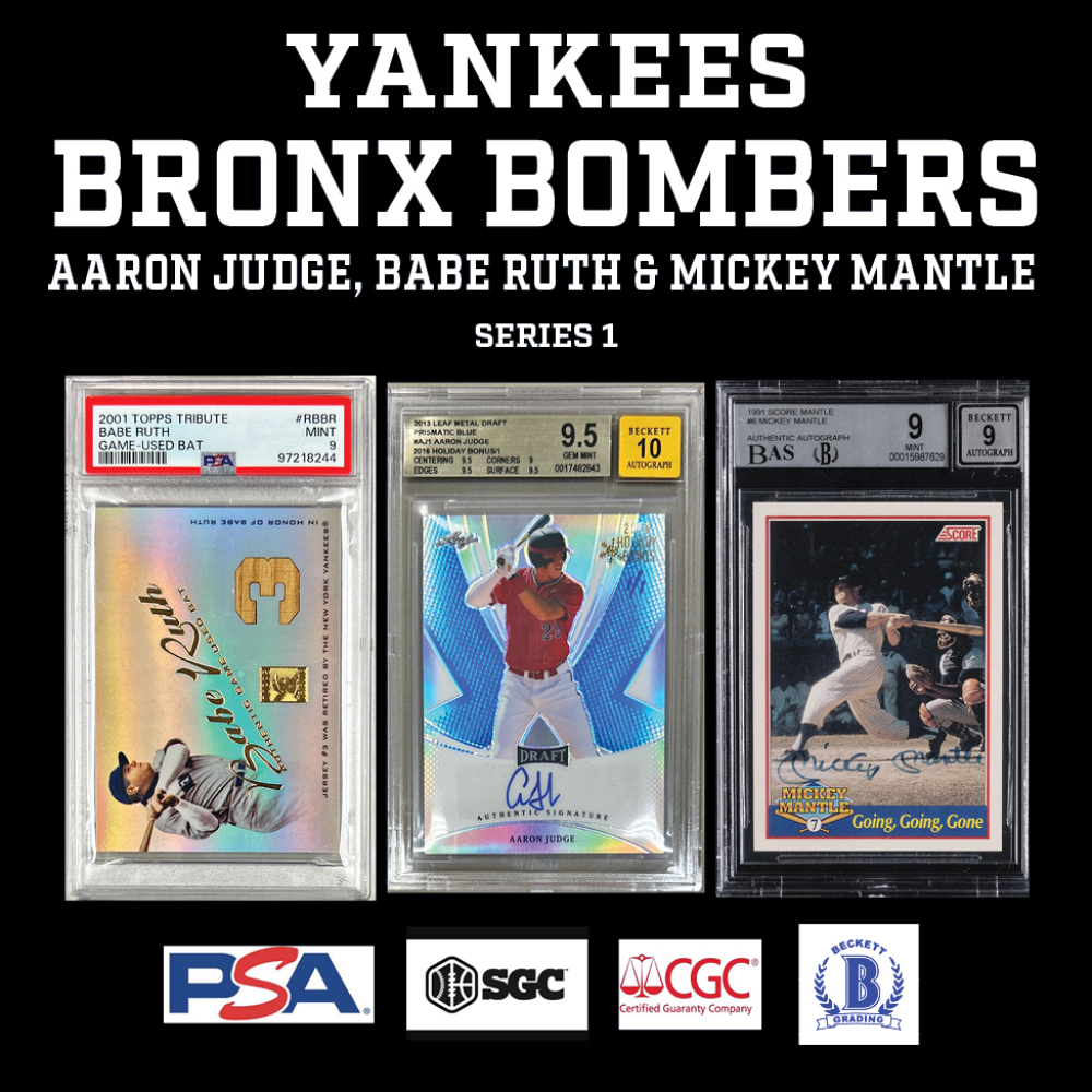 Break King "YANKEES BRONX BOMBERS (RUTH, MANTLE & JUDGE)" MEGA Mystery Box / Pack Series 1 at PristineAuction.com