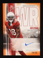 Marvin Harrison Jr. 2024 Topps Signature Class Rookie Autographs Orange #RCA-MHJ CLASS I RC #28/50 at PristineAuction.com