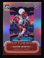 Xavier Worthy 2024 Donruss Optic Uptowns #7 RC at PristineAuction.com