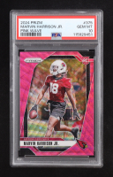 Marvin Harrison Jr. 2024 Panini Prizm Prizms Pink Wave #375 RC (PSA 10) at PristineAuction.com