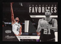 Tim Duncan 2010-11 Prestige Franchise Favorites Materials Prime #20 #42/49 at PristineAuction.com