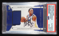 Jonathan Kuminga Signed 2021-22 Panini National Treasures Rookie Materials #21 #24/99 RC (PSA | Auto Grade PSA Authentic) at PristineAuction.com