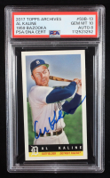 Al Kaline Signed 2017 Topps Archives '59 Bazooka #59B13 (PSA 10 | Auto Grade 8) at PristineAuction.com