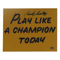 Rudy Ruettiger Signed Notre Dame Fighting Irish 8x10 Photo (Schwartz) at PristineAuction.com