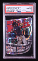Ronald Acuna Jr. 2023 Bowman's Best Reel to Reel Die Cut Lava Refractors #RR5 #25/50 (PSA 10) at PristineAuction.com