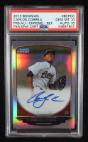 Carlos Correa 2013 Bowman Chrome Prospect Autographs Refractors #CC #283/500 RC (PSA 10 | Auto Grade PSA 10) at PristineAuction.com