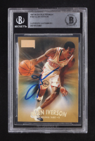 Allen Iverson Signed 1997-98 SkyBox Premium #100 (BGS) at PristineAuction.com
