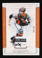 Buster Posey 2019 Panini National Treasures Tag #153 #04/10 at PristineAuction.com