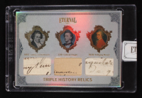 Ludwig van Beethoven / Fryderyk Chopin / Wolfgang Mozart 2024 Eternal Cuts World Celebrities Triple History Relics White Refractor #21/50 at PristineAuction.com