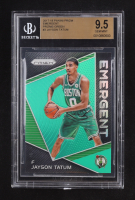 Jayson Tatum 2017-18 Panini Prizm Emergent Prizms Green #3 RC (BGS 9.5) at PristineAuction.com