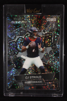 CJ Stroud 2023 Wild Card Alumination Comix ROOKIE! Black Sparkle #ACSR1CS2 RC #7/15 at PristineAuction.com