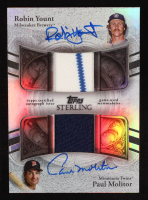 Paul Molitor / Robin Yount 2025 Topps Sterling Sterling Sets Dual Autograph Relics #TSSDYM #3/15 at PristineAuction.com