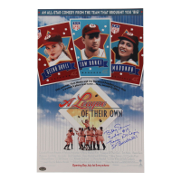 Bitty Schram Signed "A League Of Their Own" 11x17 Movie Poster Inscribed "Evelyn, There's No Crying In Baseball" (Schwartz) at PristineAuction.com