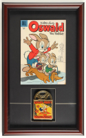 1956 "Oswald the Rabbit" Issue #697 Custom Framed Comic Book Display with 8mm Film Reel at PristineAuction.com