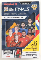 2022 Topps Match Attax 101 Blue Warrior Soccer Mega Tin at PristineAuction.com