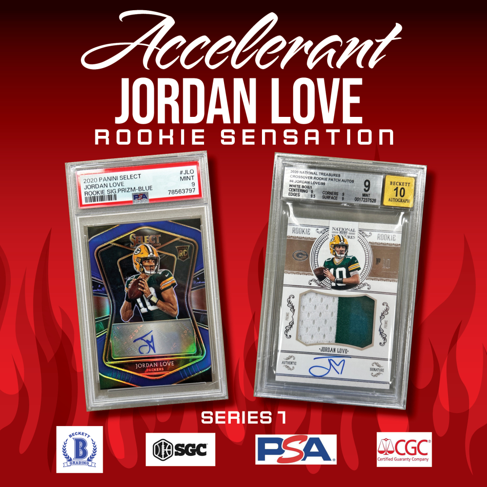 Accelerant "JORDAN LOVE ROOKIE SENSATION" Series 1 Mystery Box/Pack at PristineAuction.com