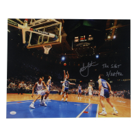 Christian Laettner Signed Duke Blue Devils 16x20 Photo Inscribed "The Shot 3/28/92" (JSA) at PristineAuction.com
