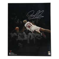 Dennis Rodman Signed Bulls 16x20 Photo (Schwartz) at PristineAuction.com
