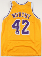 James Worthy Signed Jersey (JSA) at PristineAuction.com