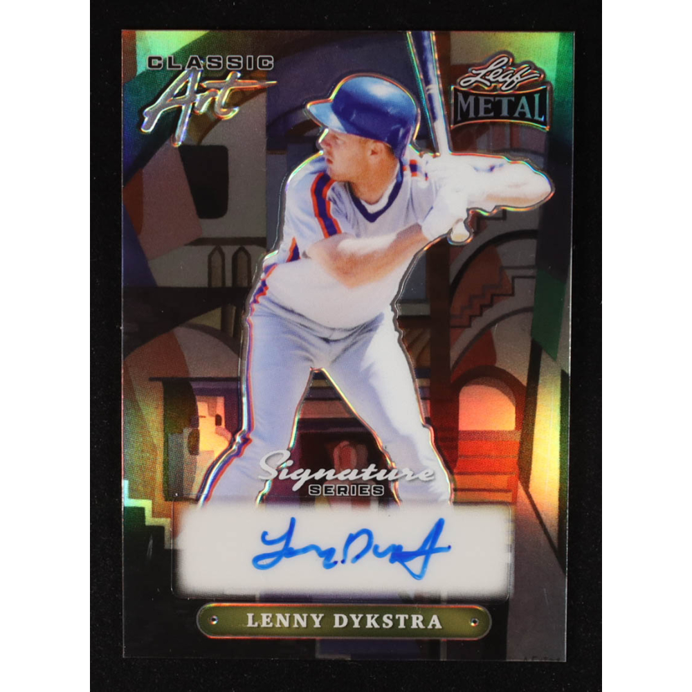 Lenny Dykstra 2024 Leaf Metal Signature Series Classic Art Autographs Prismatic #CALD1 #1/1 at PristineAuction.com