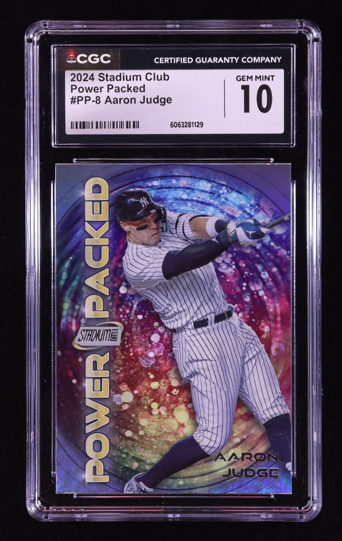 Aaron Judge 2024 Stadium Club Power Packed #PP8 (CGC 10) at PristineAuction.com Aaron Judge 2024 Stadium Club Power Packed #PP8 (CGC 10) at PristineAuction.com