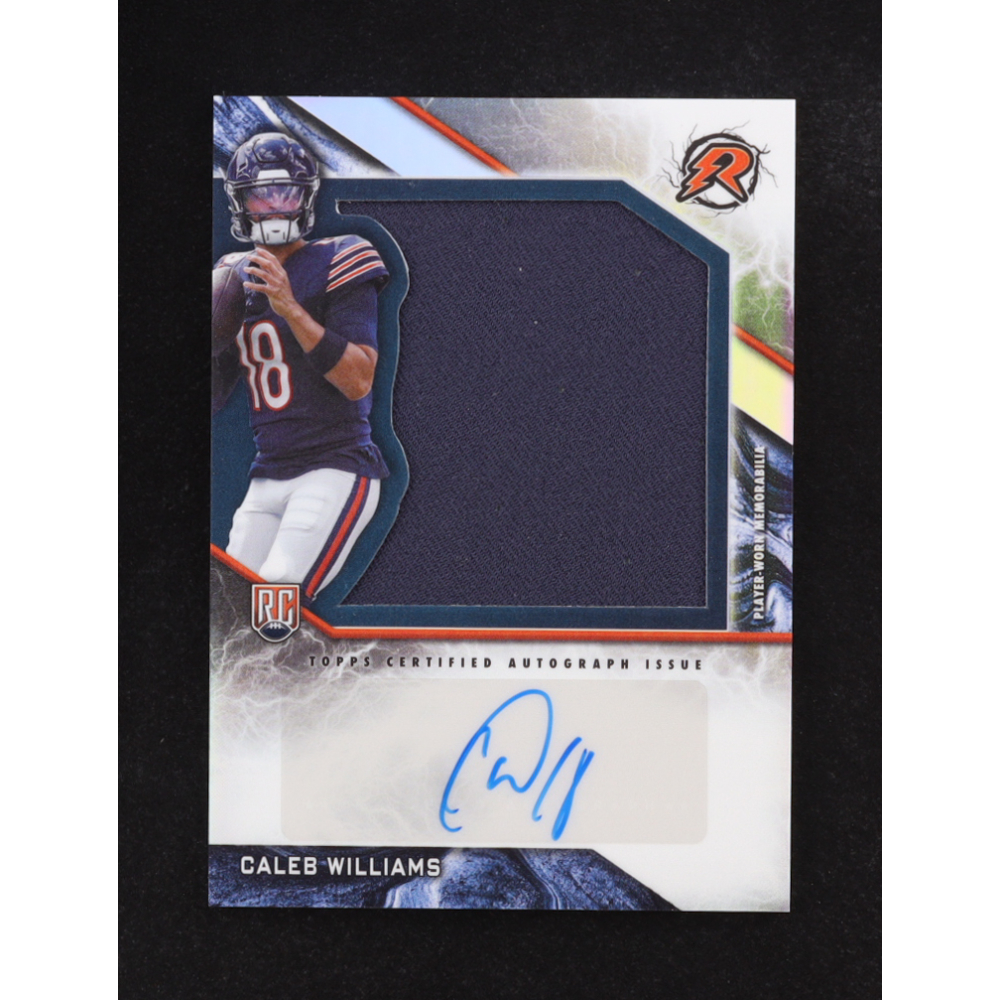 Caleb Williams 2024 Topps Resurgence Resurgence Rookie Patch Autographs #RPACW RC at PristineAuction.com