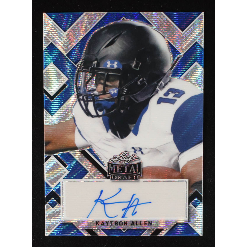 Kaytron Allen 2022 Leaf Metal Draft Autographs Blue Wave #PAKA1 RC #10/25 at PristineAuction.com