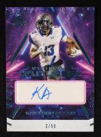 Kaytron Allen 2022 Leaf Ultimate Draft Ultimate Futures Autographs Platinum Spectrum #UFKA1 RC #2/50 at PristineAuction.com