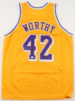 James Worthy Signed Jersey (JSA) at PristineAuction.com