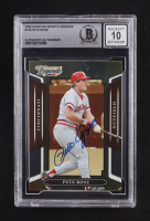 Pete Rose Signed 2008 Donruss Sports Legends #150 (Beckett | Auto Grade BGS 10) at PristineAuction.com