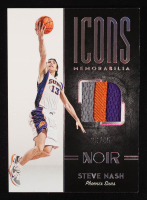 Steve Nash 2018-19 Panini Noir Icons Memorabilia #19 #26/45 at PristineAuction.com