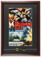 "Batman & Robin" Custom Framed Poster Print Display with Set of (2) Batman Pins at PristineAuction.com
