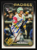 Jackson Merrill Signed 2024 Topps Chrome Update #US210 RC (JSA) at PristineAuction.com