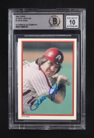 Pete Rose Signed 1984 Topps Glossy Send-Ins #1 (Beckett | Auto Grade BGS 10) at PristineAuction.com