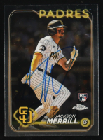 Jackson Merrill Signed 2024 Topps Chrome #207 RC (JSA) at PristineAuction.com