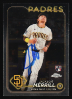 Jackson Merrill Signed 2024 Topps Chrome Update #US169 RC (JSA) at PristineAuction.com