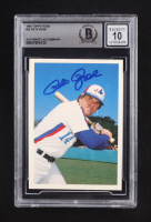 Pete Rose Signed 1985 Topps Rose #92 (Beckett | Auto Grade BGS 10) at PristineAuction.com
