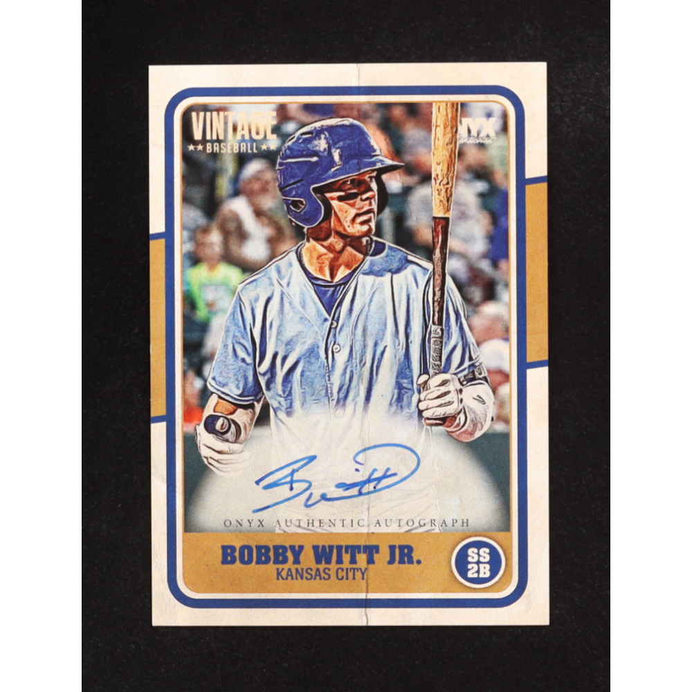 Bobby Witt Jr. 2025 Onyx Vintage Autograph #VABOWI at PristineAuction.com