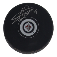 Jonathan Toews Signed Jets Logo Hockey Puck (Schwartz) at PristineAuction.com