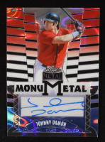 Johnny Damon 2024 Leaf Metal MonuMetal Autographs RWB Lava #MMJD1 #2/2 at PristineAuction.com