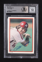 Pete Rose Signed 1984 Topps Glossy Send-Ins #1 (Beckett | Auto Grade BGS 10) at PristineAuction.com