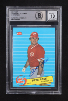 Pete Rose 1986 Fleer Future Hall of Famers #1 (Beckett | Auto Grade BGS 10) at PristineAuction.com