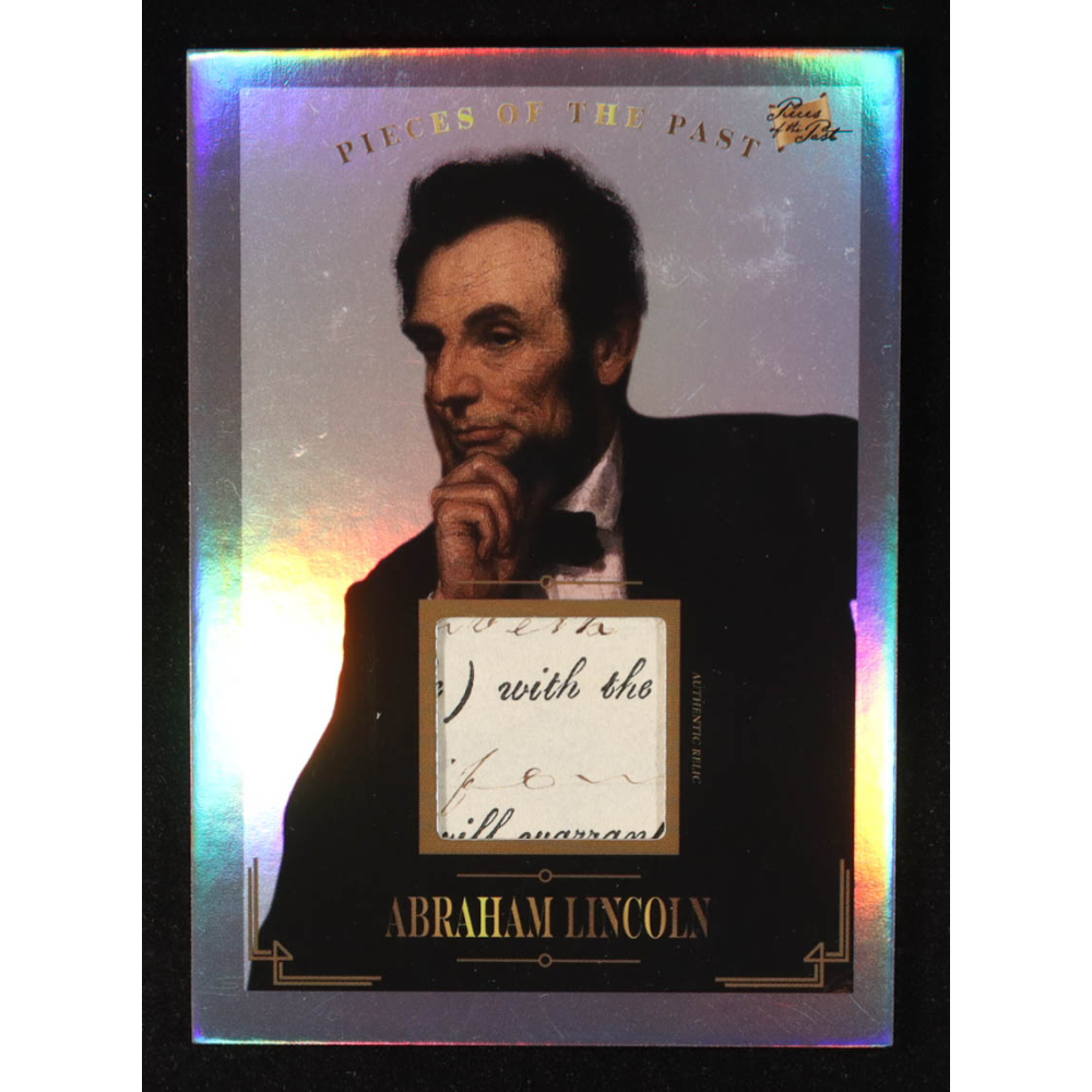 Abraham Lincoln 2023 Pieces of the Past Historical Premium Edition Relic #116 at PristineAuction.com