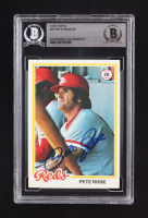 Pete Rose Signed 1978 Topps #20 DP (Beckett | Auto Grade BGS Authentic) at PristineAuction.com