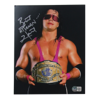 Bret Hart Signed WWE 8x10 Photo Inscribed "Hitman" (Beckett) at PristineAuction.com