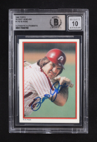 Pete Rose Signed 1984 Topps Glossy Send-Ins #1 (Beckett | Auto Grade BGS 10) at PristineAuction.com