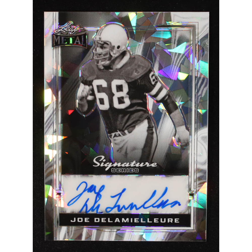 Joe DeLamielleure 2024 Leaf Metal Signature Series Autographs Silver Crystal #BJDL #1/1 at PristineAuction.com
