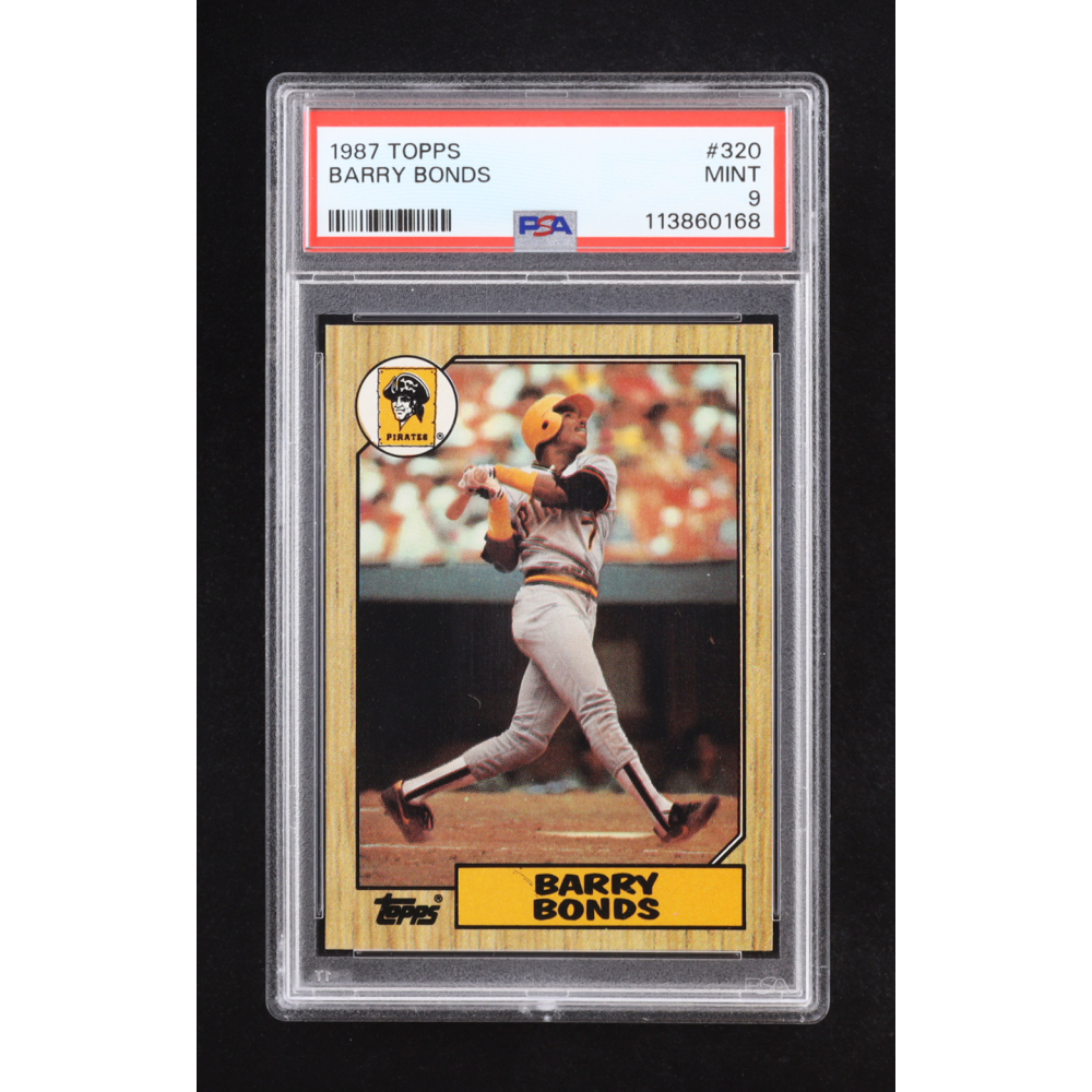 Barry Bonds 1987 Topps #320 RC (PSA 9) at PristineAuction.com