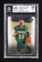 LeBron James 2003 Upper Deck LeBron James Box Set Head of the Class #6 RC (BCCG 10) at PristineAuction.com
