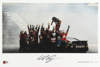 William Byron Signed LE "2025 Daytona 500 Victory" 12x18 Print (PA) at PristineAuction.com